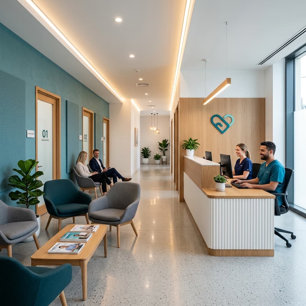 Testing center reception